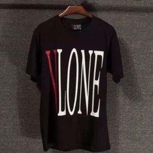 Black Vlone Tee size large in mens